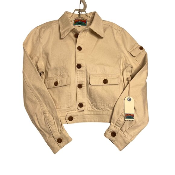 NWT Daily Blue by Adriano Goldschmied Demin Bone IRA Jacket Women's M - Picture 1 of 16